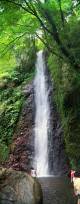 養老の滝のパノラマ風景